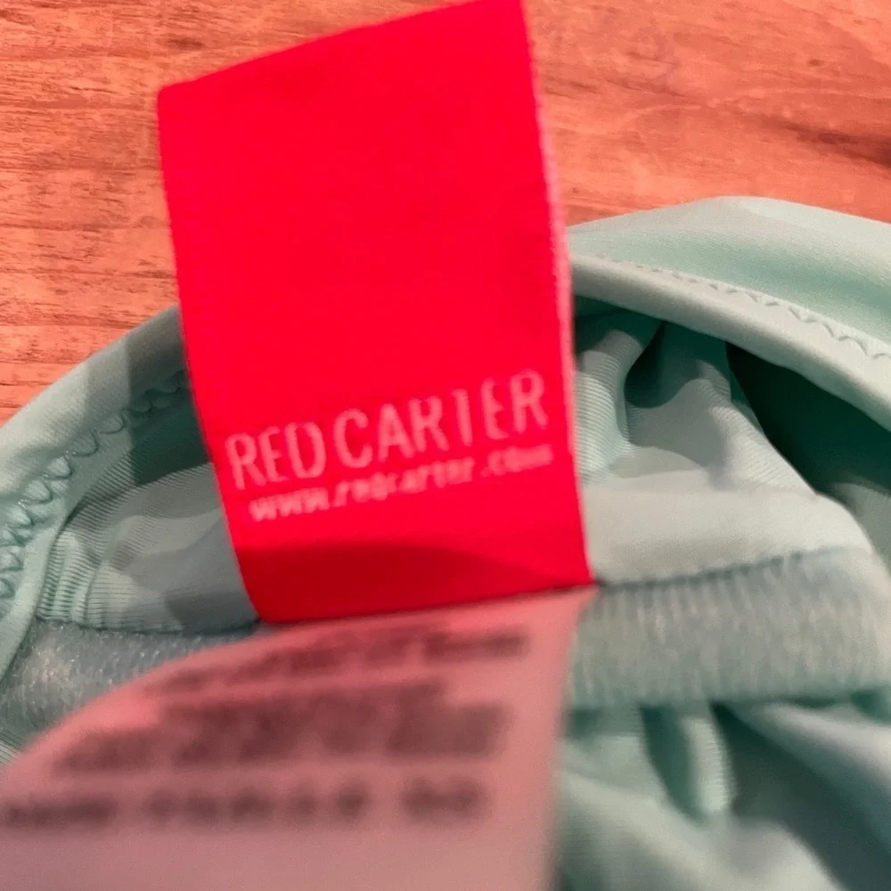 NWOT Red Carter Turquoise Cut Out & Open Back bikini Top XST Boho Beach Festival - Picture 3 of 6